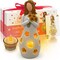 Sunflower Gifts for Women - Sunflower Girl Candle Holder W/Flickering LED Candle, Birthday Sunshine Daisy Fun Gifts for Her, Mom,Bestfriend, Friendship, Decorations for Home, Kitchen Decor